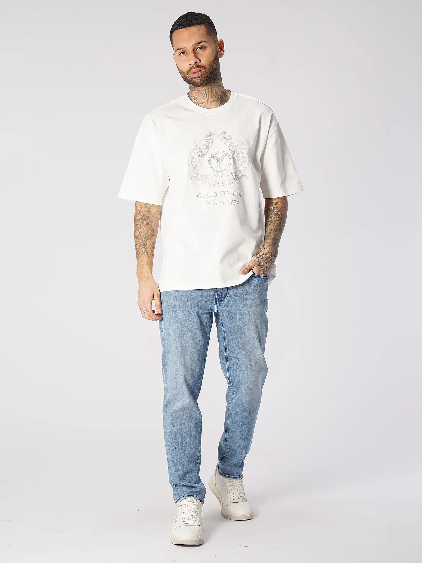 CARLO COLUCCI | T-Shirt | weiss